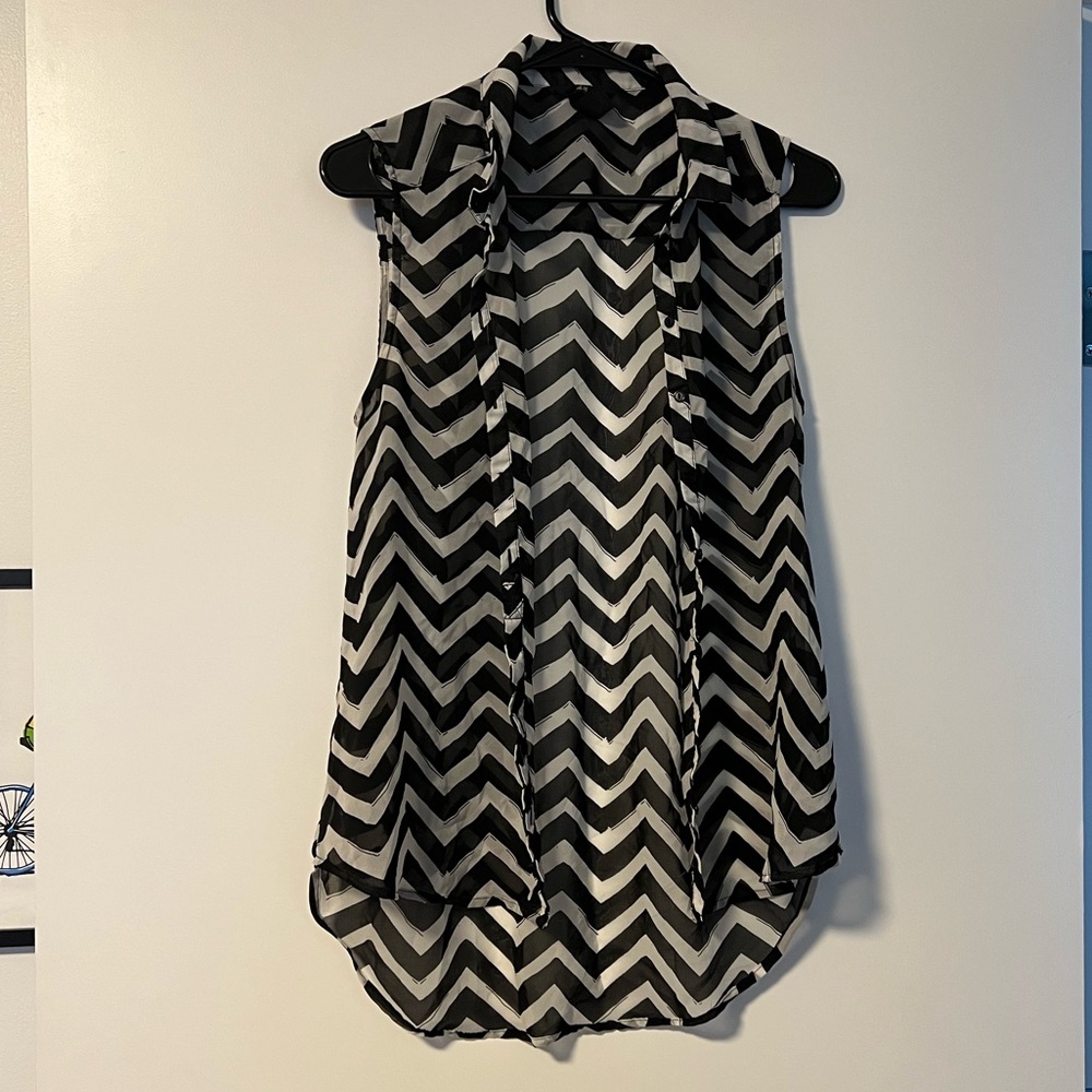H&M Striped Tank Blouse